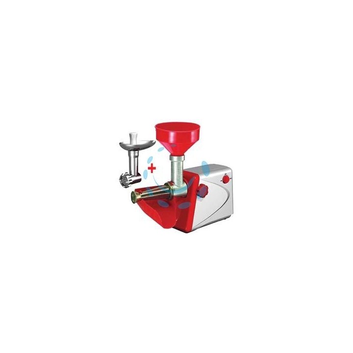 COMBINATO PASSAPOMODORO + TRITACARNE ELETTRICO "ARTUS C25" 385W - 385w