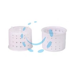 FORMA MONODOSE PER FORMAGGIO CACIOTTA GR.80 - ø superiore cm.5,7 - ø inferiore cm.5,3x4,6h.