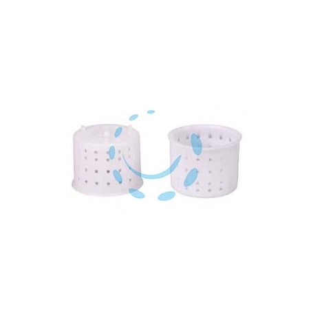 FORMA MONODOSE PER FORMAGGIO CACIOTTA GR.80 - ø superiore cm.5,7 - ø inferiore cm.5,3x4,6h.
