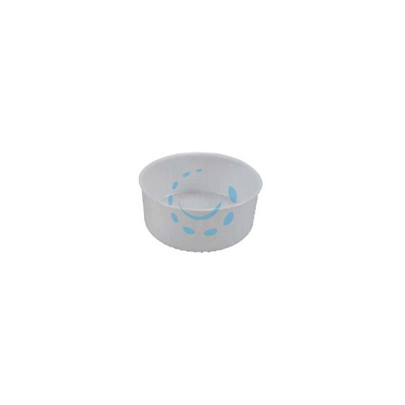 FORMA PER FORMAGGIO CACIOTTA GR.1600 - ø superiore cm.18 - ø inferiore cm.17,2x7,6h.