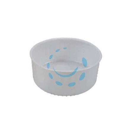 FORMA PER FORMAGGIO CACIOTTA GR.1600 - ø superiore cm.18 - ø inferiore cm.17,2x7,6h.
