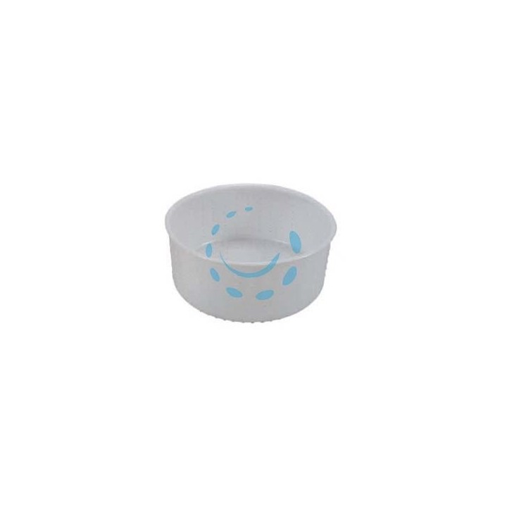 FORMA PER FORMAGGIO CACIOTTA GR.1600 - ø superiore cm.18 - ø inferiore cm.17,2x7,6h.