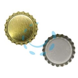 TAPPO A CORONA ORO - ø mm.26,5 - in busta da pz.100, conf.20 buste