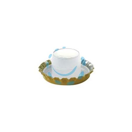 TAPPO CORONA ORO CON SOTTOTAPPO ALTO - ø mm.29 - in busta da pz.100