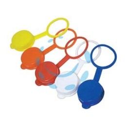 TAPPO IN PLASTICA PER BOTTIGLIE - in busta da pz.100 colori assortiti