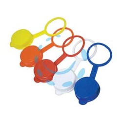 TAPPO IN PLASTICA PER BOTTIGLIE - in busta da pz.100 colori assortiti