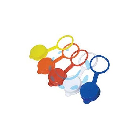 TAPPO IN PLASTICA PER BOTTIGLIE - in busta da pz.10 colori assortiti