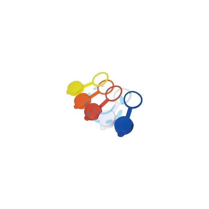 TAPPO IN PLASTICA PER BOTTIGLIE - in busta da pz.10 colori assortiti
