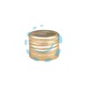 TAPPO PER BOTTIGLIA WHISKY - mm.31,5