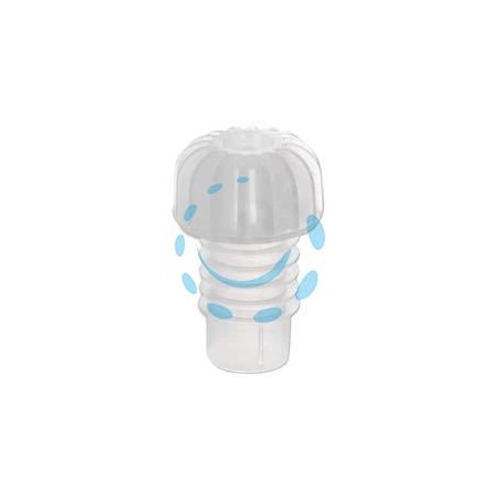 TAPPO LUNGO IN PLASTICA ALETTATO - in conf. da pz.100