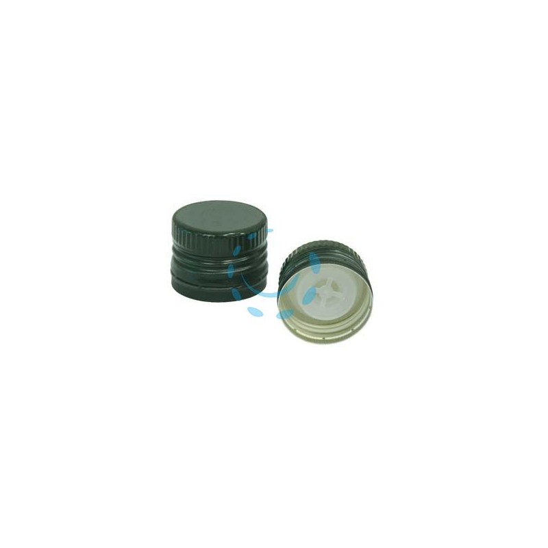 TAPPO IN METALLO PER BOTTIGLIA MARASCA MM.31,5 CON VERSATORE - mm.31,5x24h.