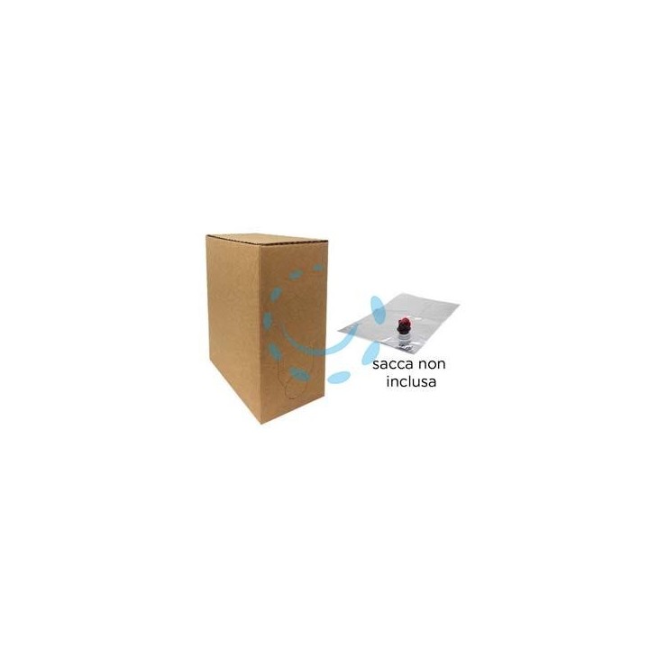 BAG IN BOX CARTONE AVANA - per sacca lt.5 ns. cod.476041