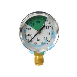 MANOMETRO PER GALLEGGIANTE AD ARIA - per contenitore inox