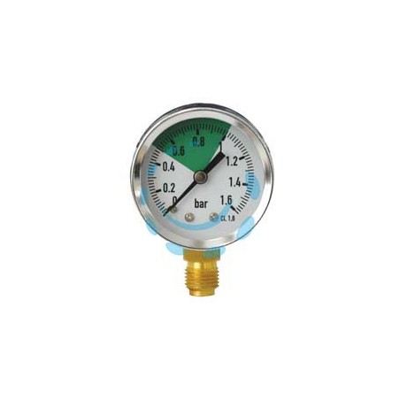MANOMETRO PER GALLEGGIANTE AD ARIA - per contenitore inox