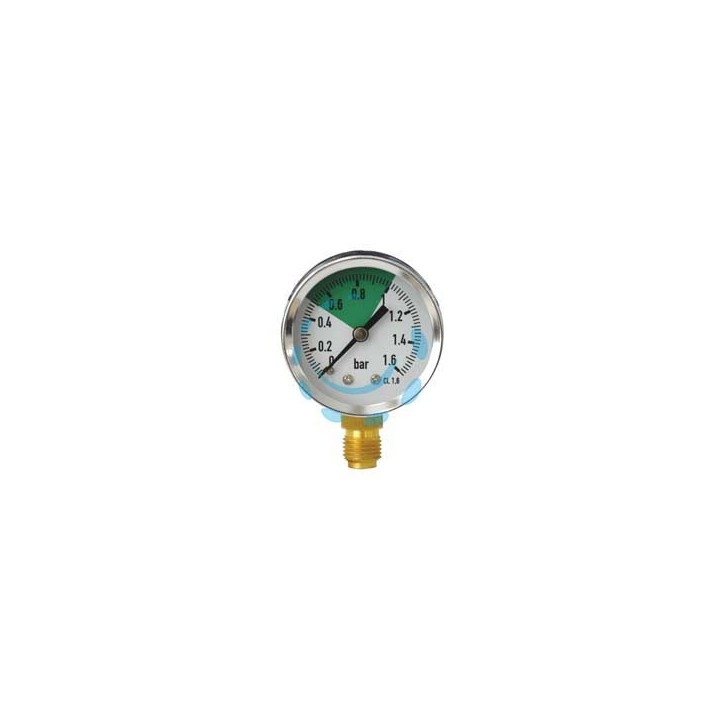 MANOMETRO PER GALLEGGIANTE AD ARIA - per contenitore inox