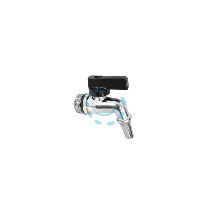 RUBINETTO A LEVA IN OTTONE PER FUSTI E SERBATOI CON BECCUCCIO - M 1/2"