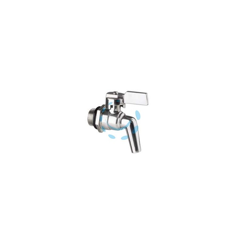 RUBINETTO A LEVA ACCIAIO INOX PER FUSTI E SERBATOI - M 3/4"