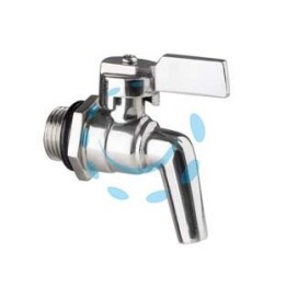 RUBINETTO A LEVA ACCIAIO INOX PER FUSTI E SERBATOI - M 1"