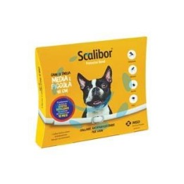 COLLARE PER CANI ANTIPARASSITARIO SCALIBOR - cm.48 per cani di taglia media e piccola