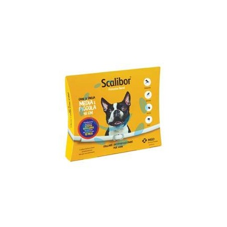 COLLARE PER CANI ANTIPARASSITARIO SCALIBOR - cm.48 per cani di taglia media e piccola