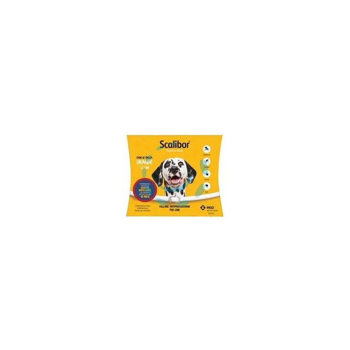 COLLARE PER CANI ANTIPARASSITARIO SCALIBOR - cm.65 per cani di taglia grande