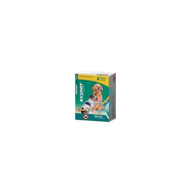 EXSPOT ANTIPARASSITARIO SOLUZIONE ML.1 - ml.1 specifico per cani confezione 6 pipette