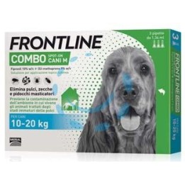 FRONTLINE COMBO PER CANI MEDI - in confezione da 3 pipette
