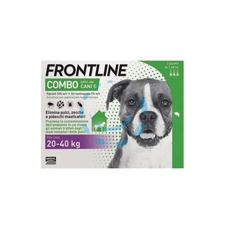 FRONTLINE COMBO PER CANI GRANDI - in confezione da 3 pipette