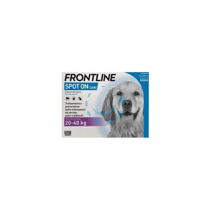 FRONTLINE SPOT-ON PER CANI GRANDI - in confezione da 4 pipette