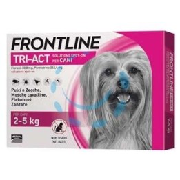 FRONTLINE TRI-ACT SPOT-ON PER CANI "XS" - in confezione da 6 pipette