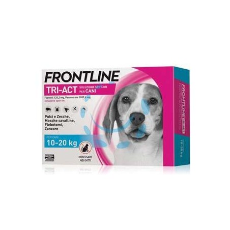 FRONTLINE TRI-ACT SPOT-ON PER CANI "M" - in confezione da 3 pipette