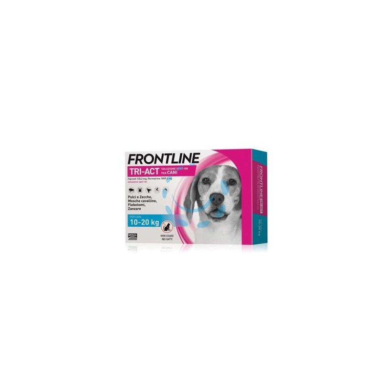FRONTLINE TRI-ACT SPOT-ON PER CANI "M" - in confezione da 6 pipette