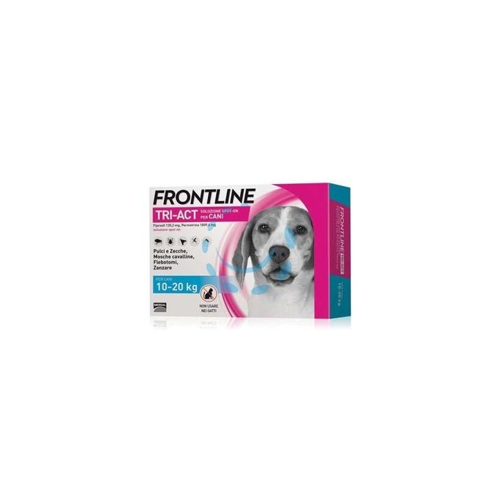 FRONTLINE TRI-ACT SPOT-ON PER CANI "M" - in confezione da 6 pipette