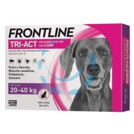 FRONTLINE TRI-ACT SPOT-ON PER CANI "L" - in confezione da 3 pipette