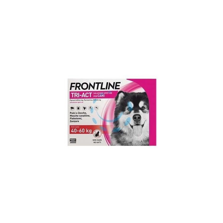 FRONTLINE TRI-ACT SPOT-ON PER CANI "XL" - in confezione da 6 pipette
