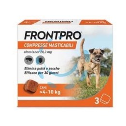 FRONTPRO COMPRESSE MASTICABILI PER CANI KG.4-10 - confezione 3 compresse