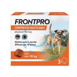 FRONTPRO COMPRESSE MASTICABILI PER CANI KG.4-10 - confezione 3 compresse