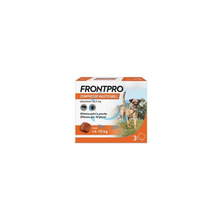 FRONTPRO COMPRESSE MASTICABILI PER CANI KG.4-10 - confezione 3 compresse