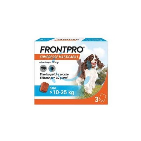 FRONTPRO COMPRESSE MASTICABILI PER CANI KG.10-25 - confezione 3 compresse