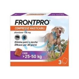 FRONTPRO COMPRESSE MASTICABILI PER CANI KG.25-50 - confezione 3 compresse