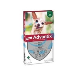 ANTIPARASSITARIO "ADVANTIX" PER CANI FINO A KG.4 - in conf. da 6 pipette SPOT-ON
