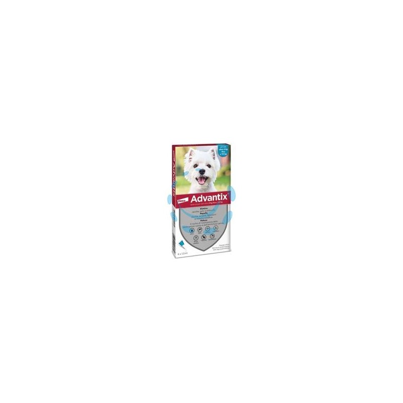 ANTIPARASSITARIO "ADVANTIX" PER CANI DA KG.4 A KG.10 - in conf. da 6 pipette SPOT-ON