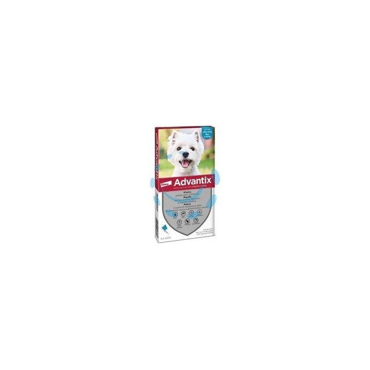 ANTIPARASSITARIO "ADVANTIX" PER CANI DA KG.4 A KG.10 - in conf. da 6 pipette SPOT-ON