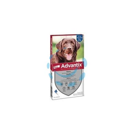 ANTIPARASSITARIO "ADVANTIX" PER CANI DA KG.25 A KG.40 - in conf. da 6 pipette SPOT-ON
