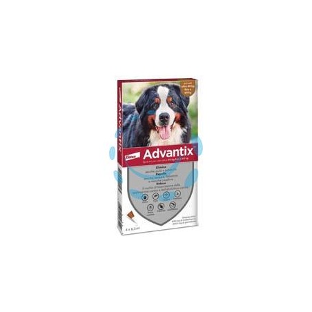 ANTIPARASSITARIO "ADVANTIX" PER CANI OLTRE KG.40 - in conf. da 6 pipette SPOT-ON