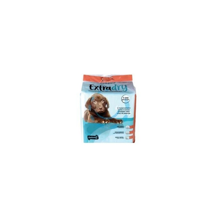 TRAVERSINE ASSORBENTI PER CANI EXTRADRY PZ.15 - cm.60x60