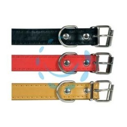 COLLARE PER CANI FINTO CUOIO - cm.37x1,6
