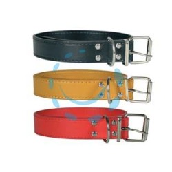 COLLARE PER CANI FINTO CUOIO - cm.56x2,5