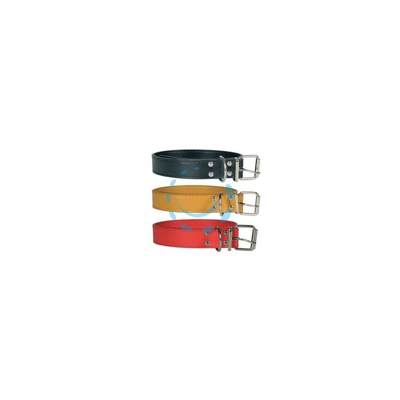 COLLARE PER CANI FINTO CUOIO - cm.56x2,5