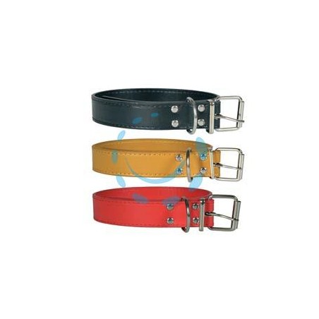 COLLARE PER CANI FINTO CUOIO - cm.60x3